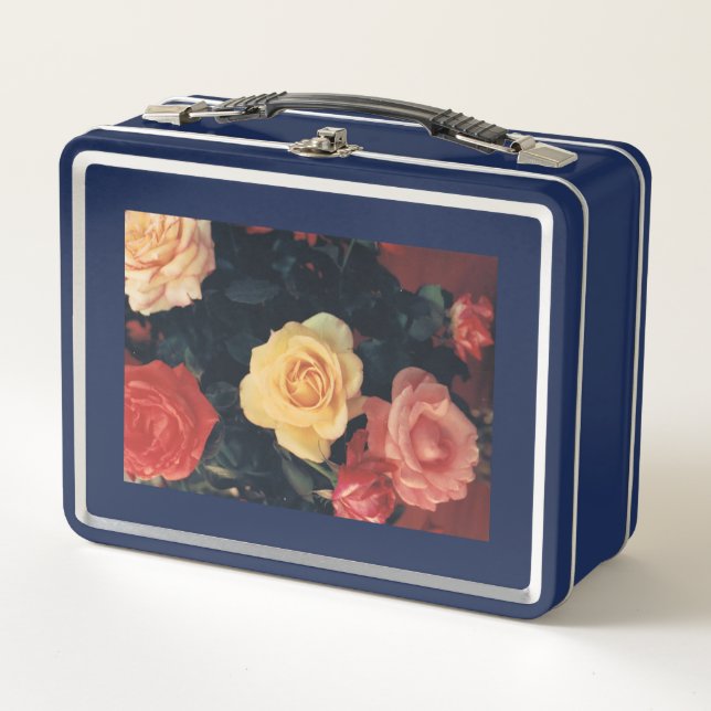 Lunch Box Boîte à lunch avec design floral (Devant)