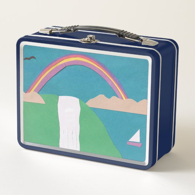 Lunch Box Boîte à lunch avec Rainbow Design (Devant)