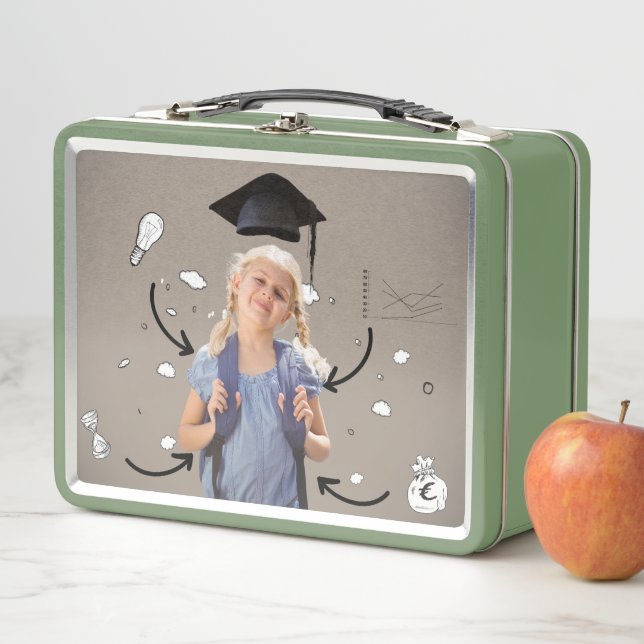 Lunch Box Boîte à lunch de l'école pour filles (En situation)