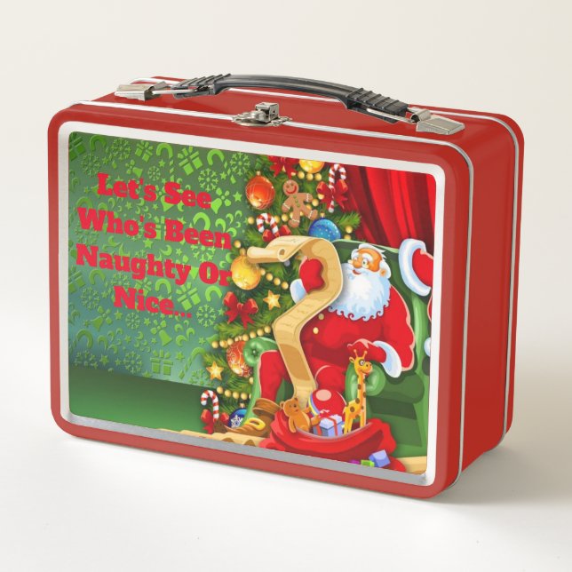 Lunch Box Boîte à lunch en métal de Noël (Devant)