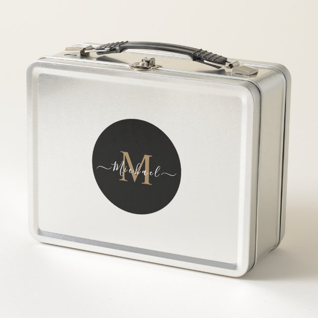 Lunch Box Boîte à lunch inoxydable personnalisée - Nom et co (Devant)