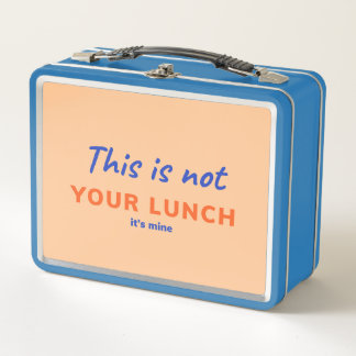Lunch Box Boîte à lunch pour adultes avec citation amusante
