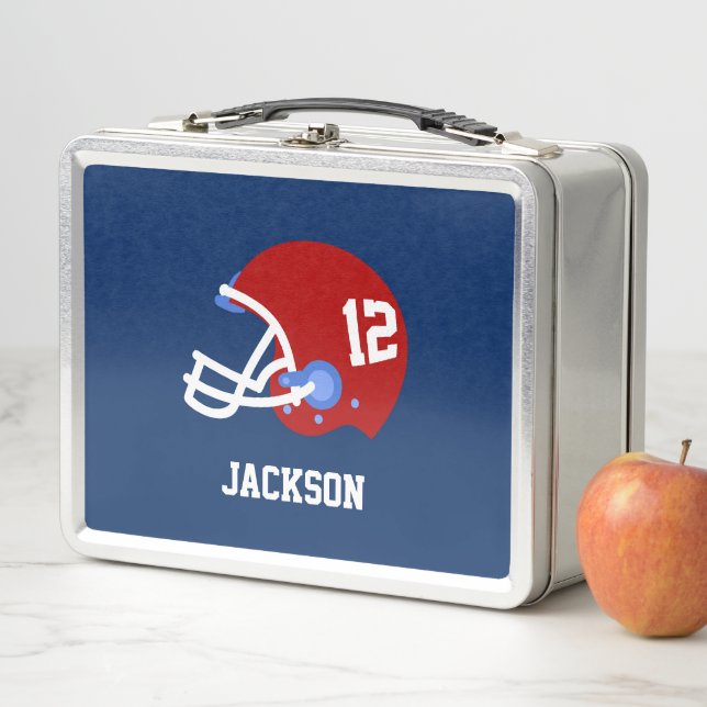 Lunch Box Boîte à lunch pour casque de football (En situation)