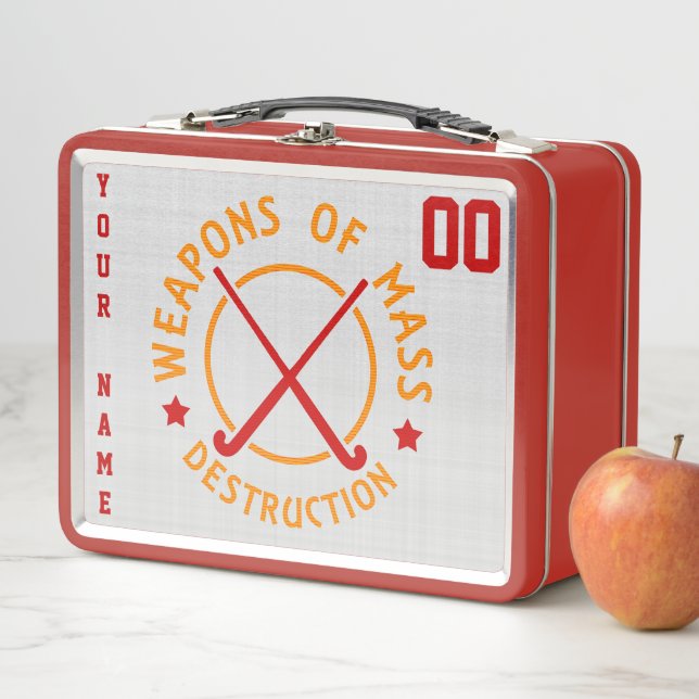 Lunch Box Boîte à lunch pour hockey sur gazon personnalisabl (En situation)