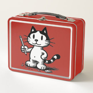 Lunch Box Boîte à lunch pour le chat scolaire