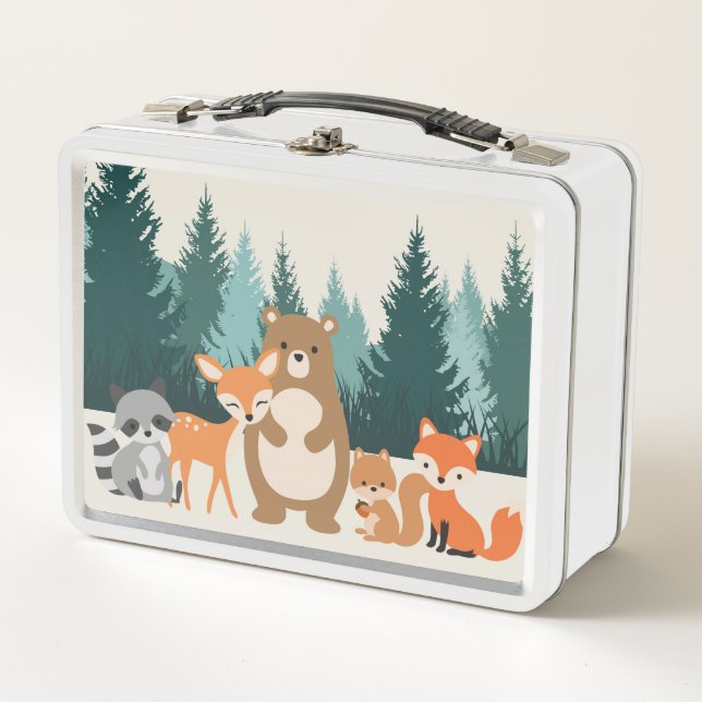 Lunch Box Boîte à lunch pour les animaux de Woodland (Devant)
