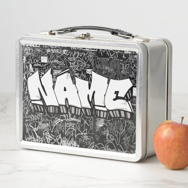 Lunch Box Boîte à lunch pour les graffitis personnalisés (En situation)