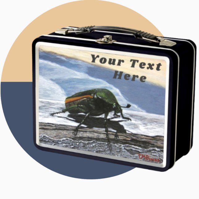 Lunch Box Boîte à lunch pour les insectes - Personnalisation (Beetle Bug Lunch Box)