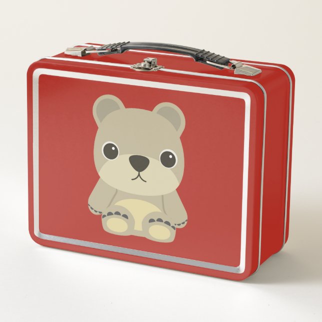 Lunch Box Boîte à lunch pour l'ours en peluche ! (Devant)