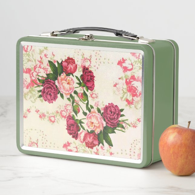 Lunch Box Boîte à lunch Roses roses roses (En situation)