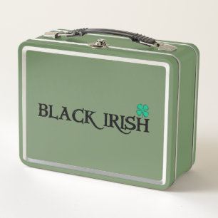 Lunch Box Boîte à lunch verte irlandaise noire