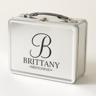 Lunch Box Boîte cadeau moderne personnalisée Bridesmaitres e