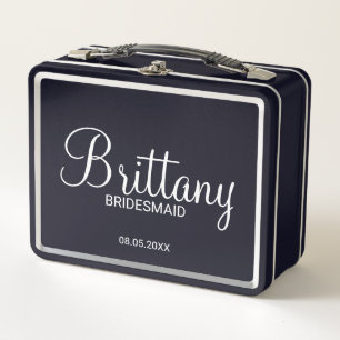 Lunch Box Boîte cadeau moderne personnalisée Bridesmaitres e