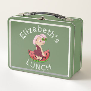 Lunch Box Boîte de déjeuner avec Watermelon Chibi
