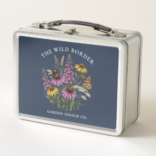 Lunch Box Boîte en métal pour graines de fleurs sauvages ou