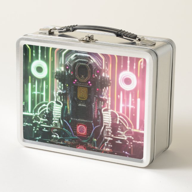 Lunch Box Boîtier à lunch en inox Robot 1 (Devant)