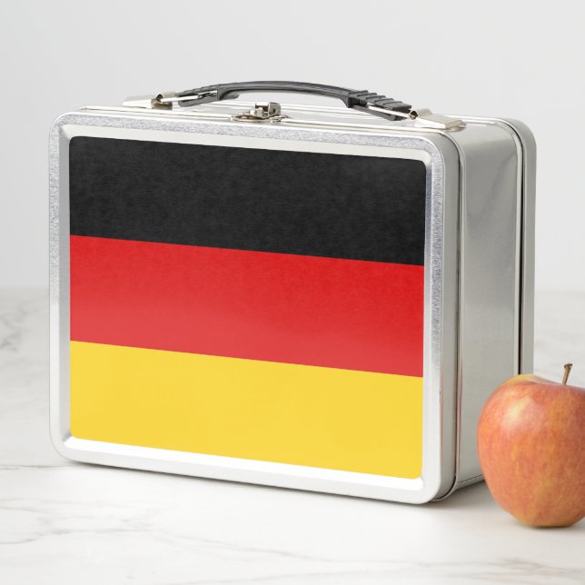 Lunch Box Boîtier en métal inoxydable avec drapeau de l'Alle (En situation)