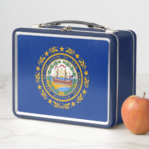 Lunch Box Boîtier métallique en acier inoxydable avec drapea