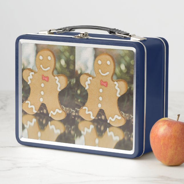 Lunch Box Bonhomme en pain d'épice de Noël (En situation)