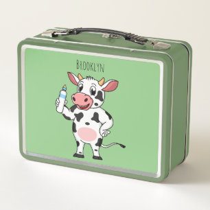 Lunch Box Bonne vache avec dessin animé de biberon