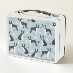 Lunch Box Boston Terrier Bones and Paws