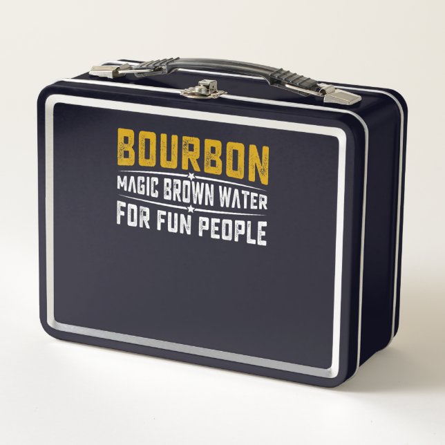Lunch Box Bourbon Magic Brown Water Fun People - Whiskey (Devant)
