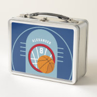 Boy Ado Basketball Court Ball Hoop Blue Kids