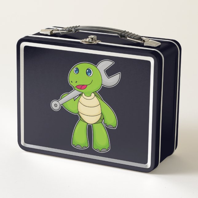 Lunch Box Broche mécanique de tortue (Devant)