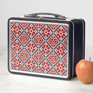 Lunch Box Broderie Ethnique Slave, Traditionnelle Balkanique