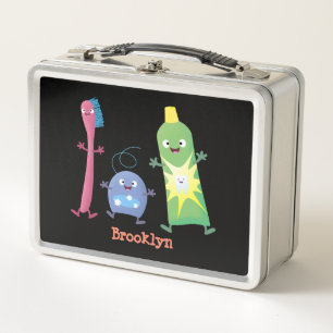 Lunch Box Brosse à dents mignonne dentifrice dentaire soie d