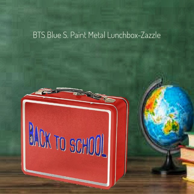 Lunch Box BTS Blue S Paint (Créateur téléchargé)