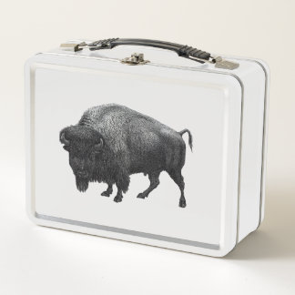 Lunch Box Buffalo classique de devise et chef indien