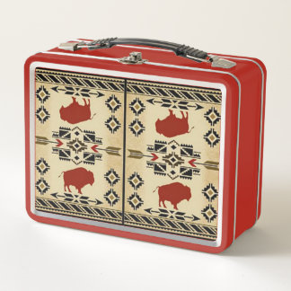Lunch Box Buffalo Native Amérindienne inspiré de Buffalo