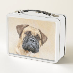 Lunch Box Bullmastiff Peinture - Joli chien d'origine art