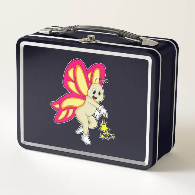 Lunch Box Butterfly as Wizard with Magic Mur (Devant)