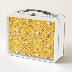 Lunch Box cacahuètes Snoopy Bandana Cowboy