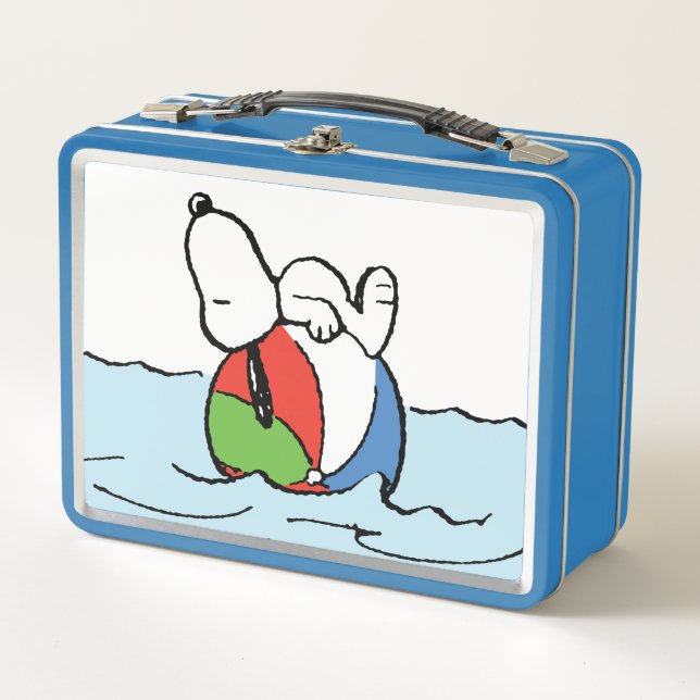 Lunch Box cacahuètes | Snoopy Beach Ball Beach (Devant)