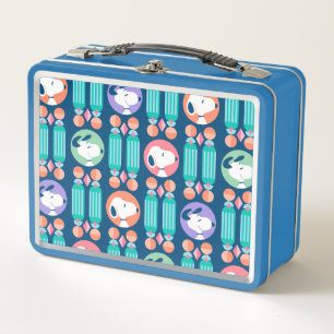 Lunch Box cacahuètes   Snoopy Dark Blue Deco Dreams Motif