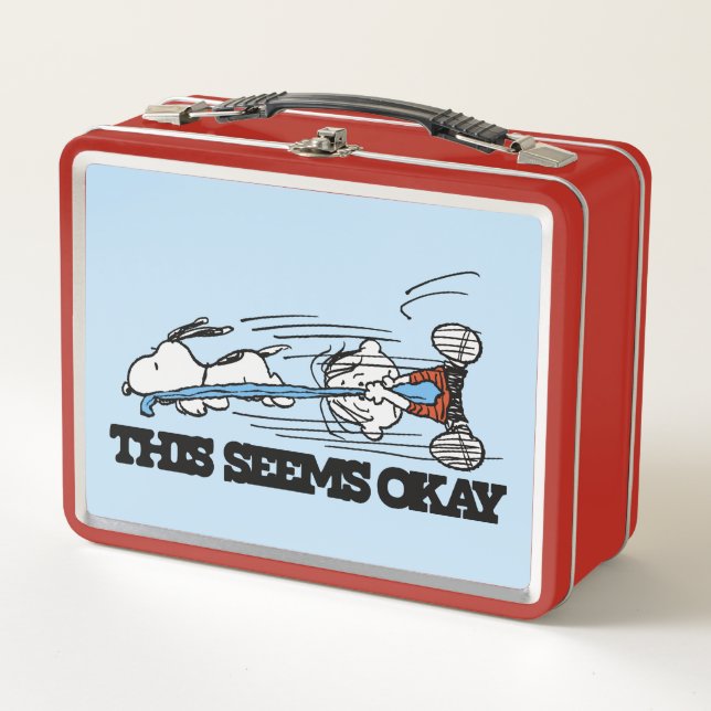 Lunch Box cacahuètes | Snoopy & Linus (Devant)
