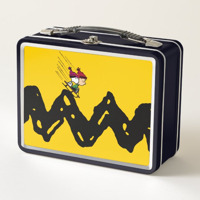 Lunch Box cacahuètes | Snoopy & Linus Sled Ride (Devant)