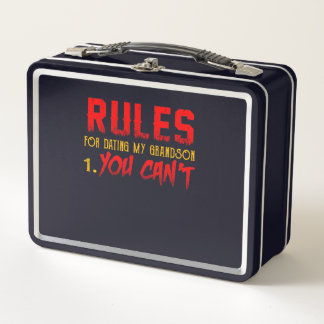 Lunch Box Cadeau Pour Grandson | Règle Pour Rencontrer Mon P