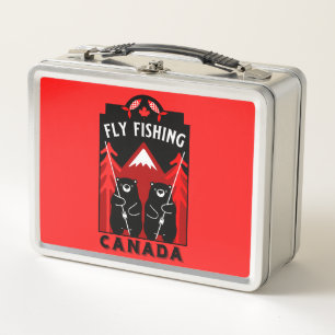 Lunch Box Cadeaux canadiens de pêche à la mouche
