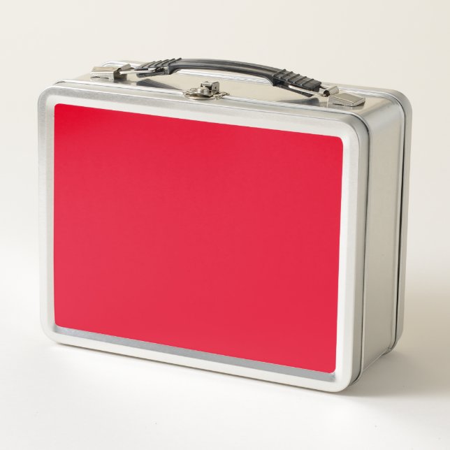 Lunch Box Cadmium Rouge couleur solide (Devant)