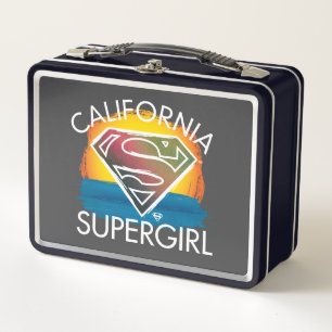 Lunch Box California Supergirl Sunset Graphic