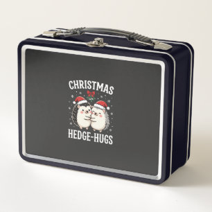 Lunch Box Câlins de Noël au Hérisson Mignon Vacances