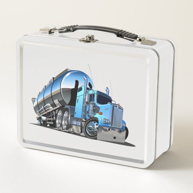Lunch Box Camion carburant pour caricatures (Devant)