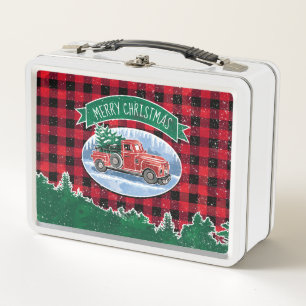 Lunch Box Camion de cru de Joyeux Noël