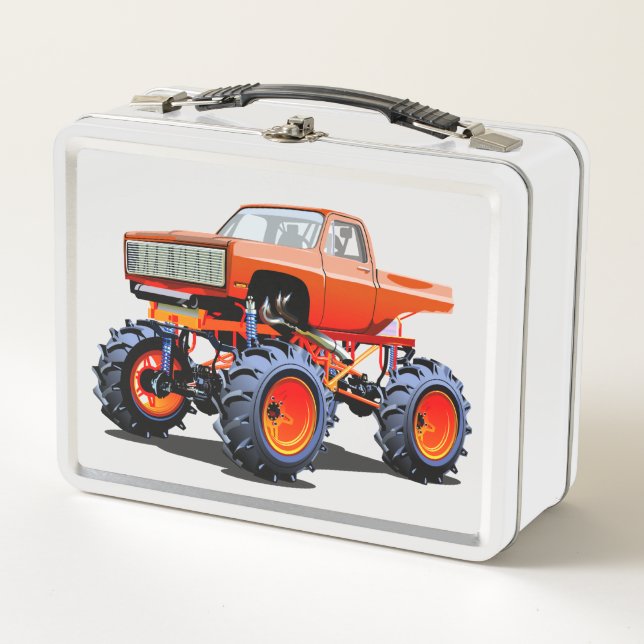 Lunch Box Camion monstre de dessin animé (Devant)