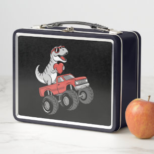 Lunch Box Camion Monstre de la Saint-Valentin T Rex Dinosaur