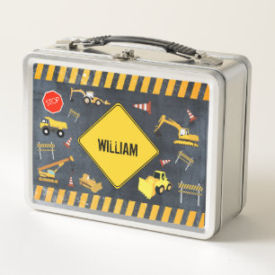 Lunch Box Camions de construction Machines lourdes Nom du ga